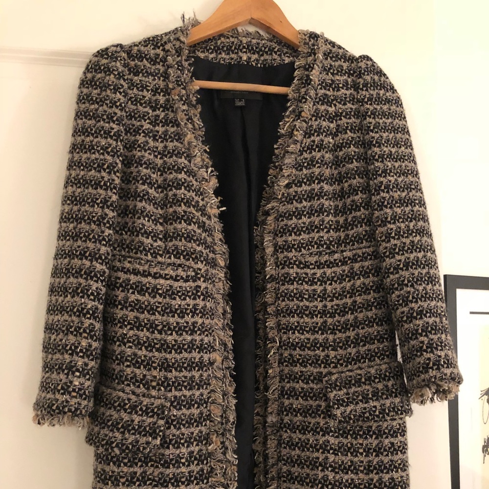 Mango tweed blazer size 2